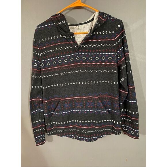 Hurley Button Up Hoodie Size Small - Picture 1 of 3